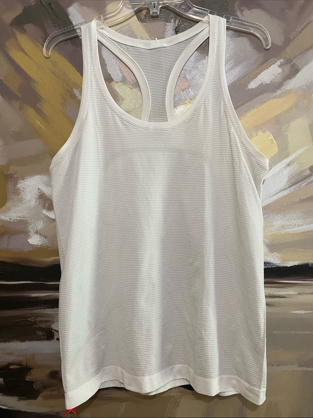 lululemon athletica White Racerback Tank Top